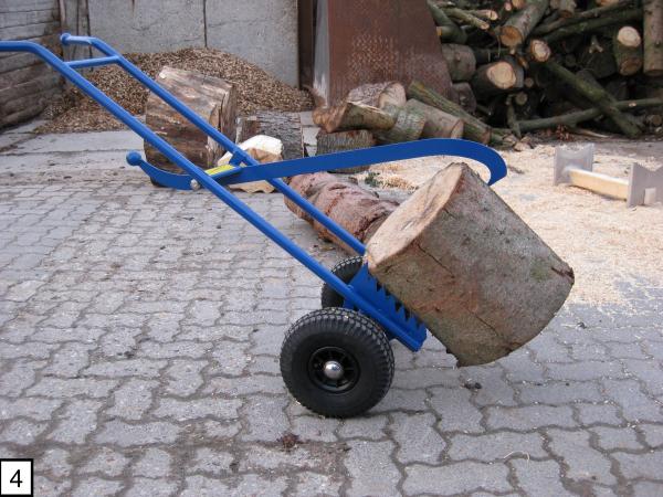Holzcaddy - Mit Luftbereifung